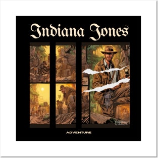 Indiana Jones victor illustration designe Posters and Art